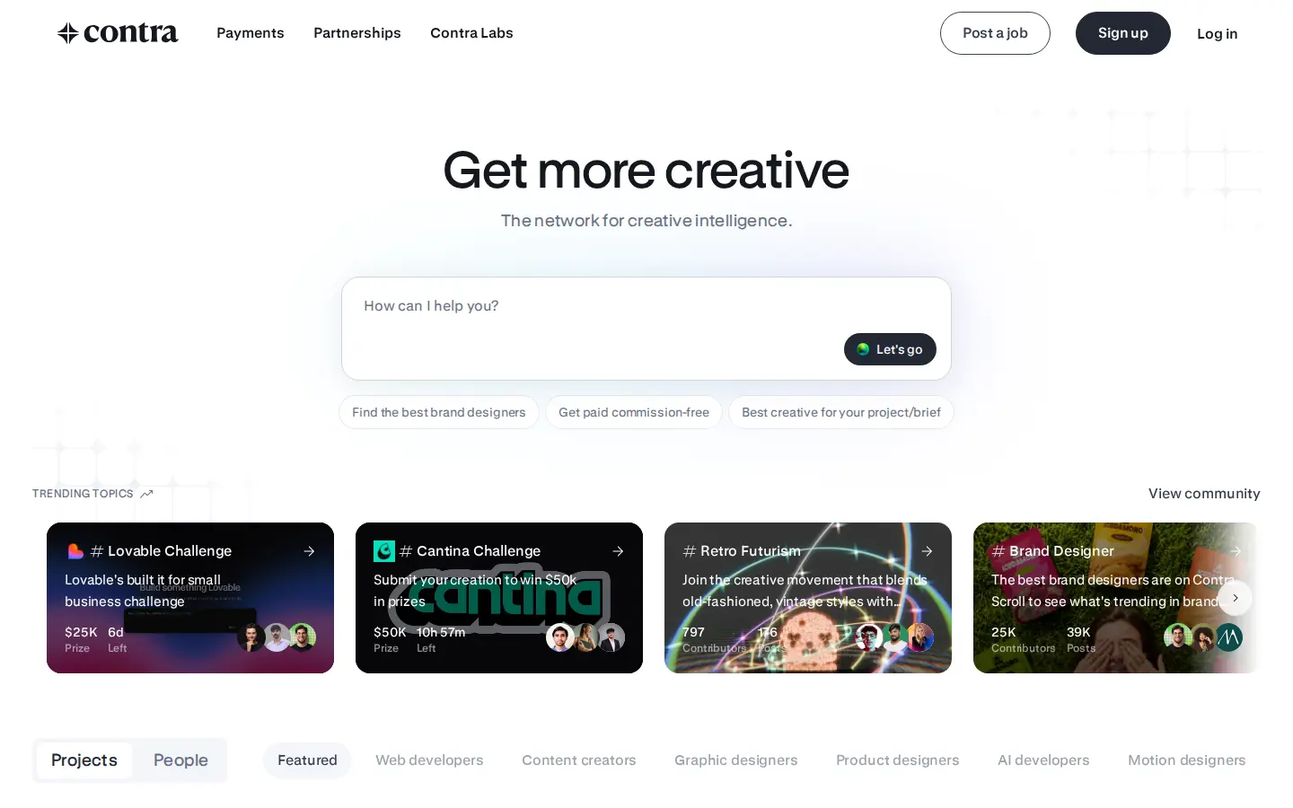 contra.com — መነሻ ገጽ፣ እንደተያዘው