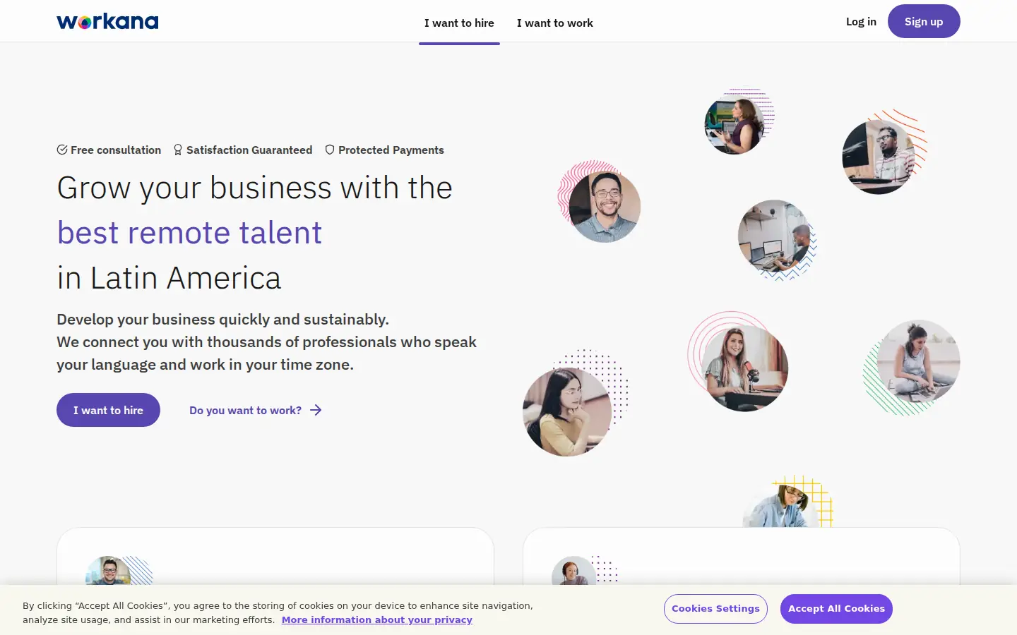 workana.com — መነሻ ገጽ፣ እንደተያዘው